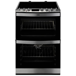 AEG 47102V-MN Freestanding Electric Cooker, Stainless Steel